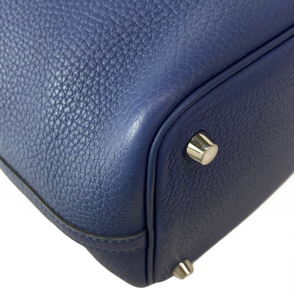 Hermès Picotin Lock Eclat PM/16 Handbag Blue Brighton Capucine - Picture 9 of 16